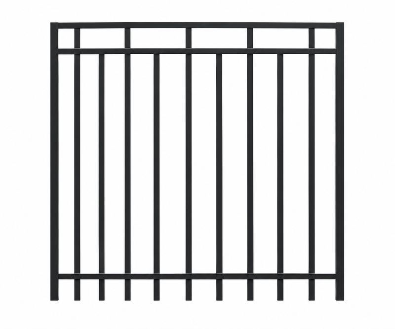 Porte pour clôture en aluminium