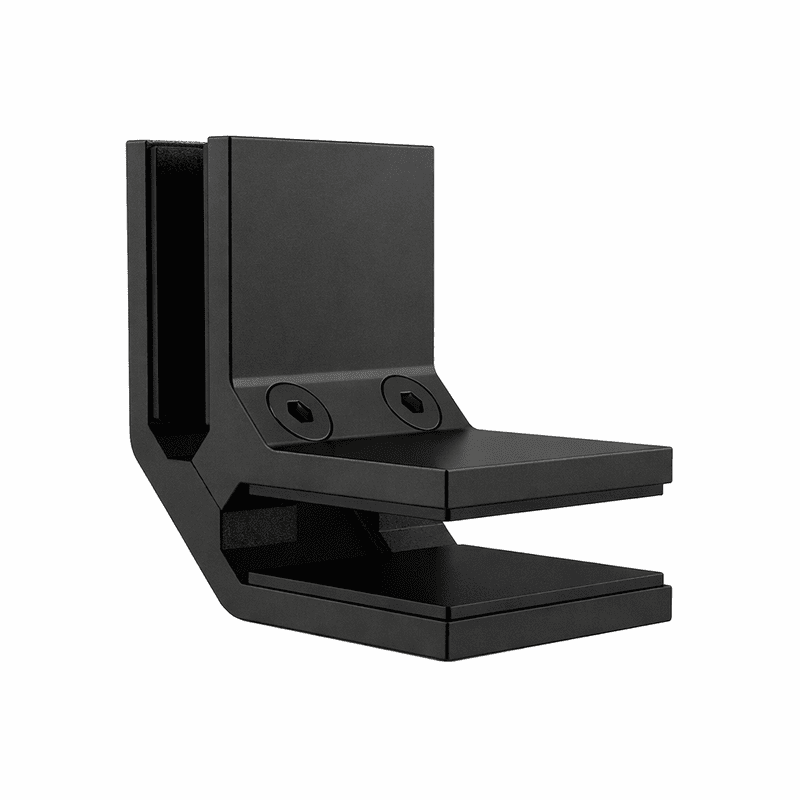 Attache 90° haute résistance noire
