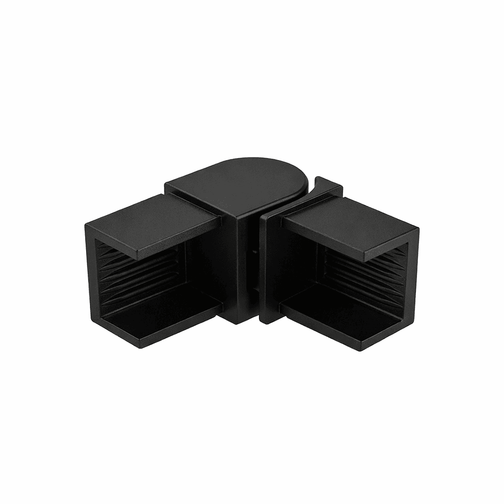 Attache ajustable pour main courante noire
