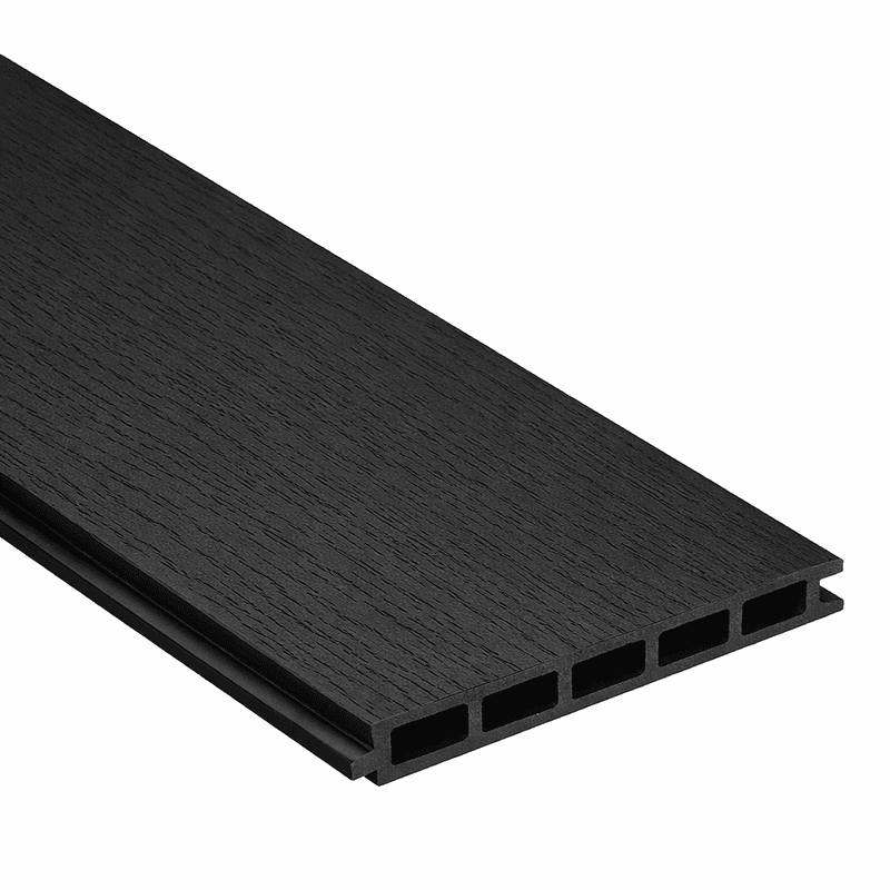 Planche clôture composite | Noir/1800mm x 20mm x 161.2mm/Ardoise