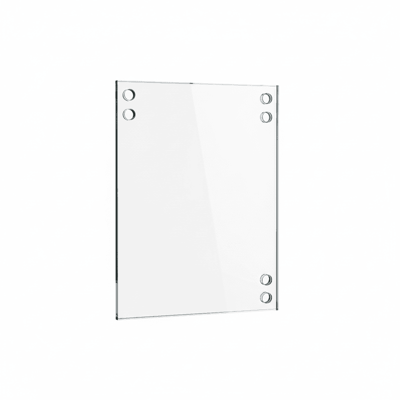 Porte en verre trempé 34" x 10mm x 46" - Loquet