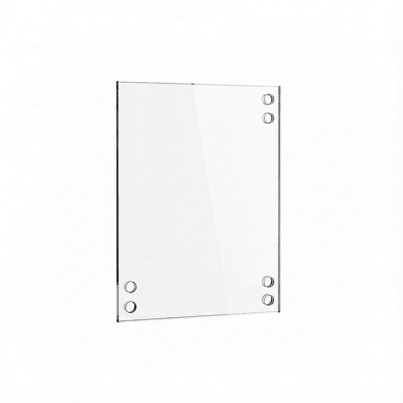 Porte en verre trempé 32" x 10mm x 46" - Verrou plancher